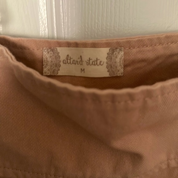 Altar’d State Blush Overall Dress Size Medium - Picture 3 of 4